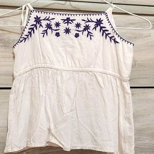 ❤4/$20❤Crazy 8 Spaghetti Strap Top w/Embroidery